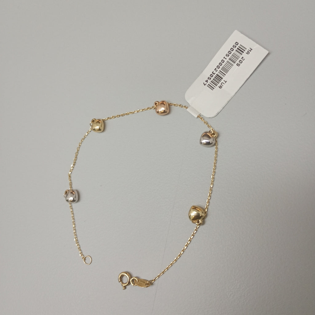 PULSERAS DAMA ORO 14K 2 (NUEVO)