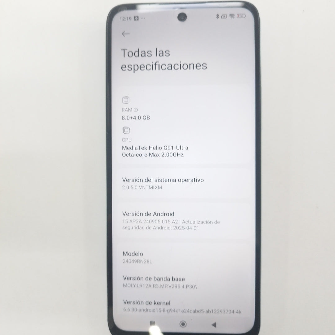 CELULAR XIAOMI REDMI 13 24049RN28L (2024) 256 GB 8 GB RAM (SEMINUEVO)