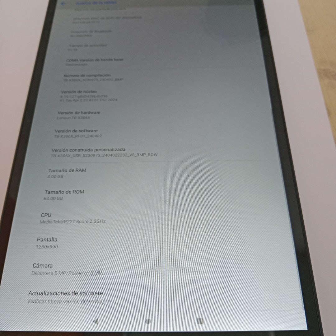 TABLETA LENOVO TAB M10 HD 2 TB-X306X 64 GB 4 GB RAM (SEMINUEVO)