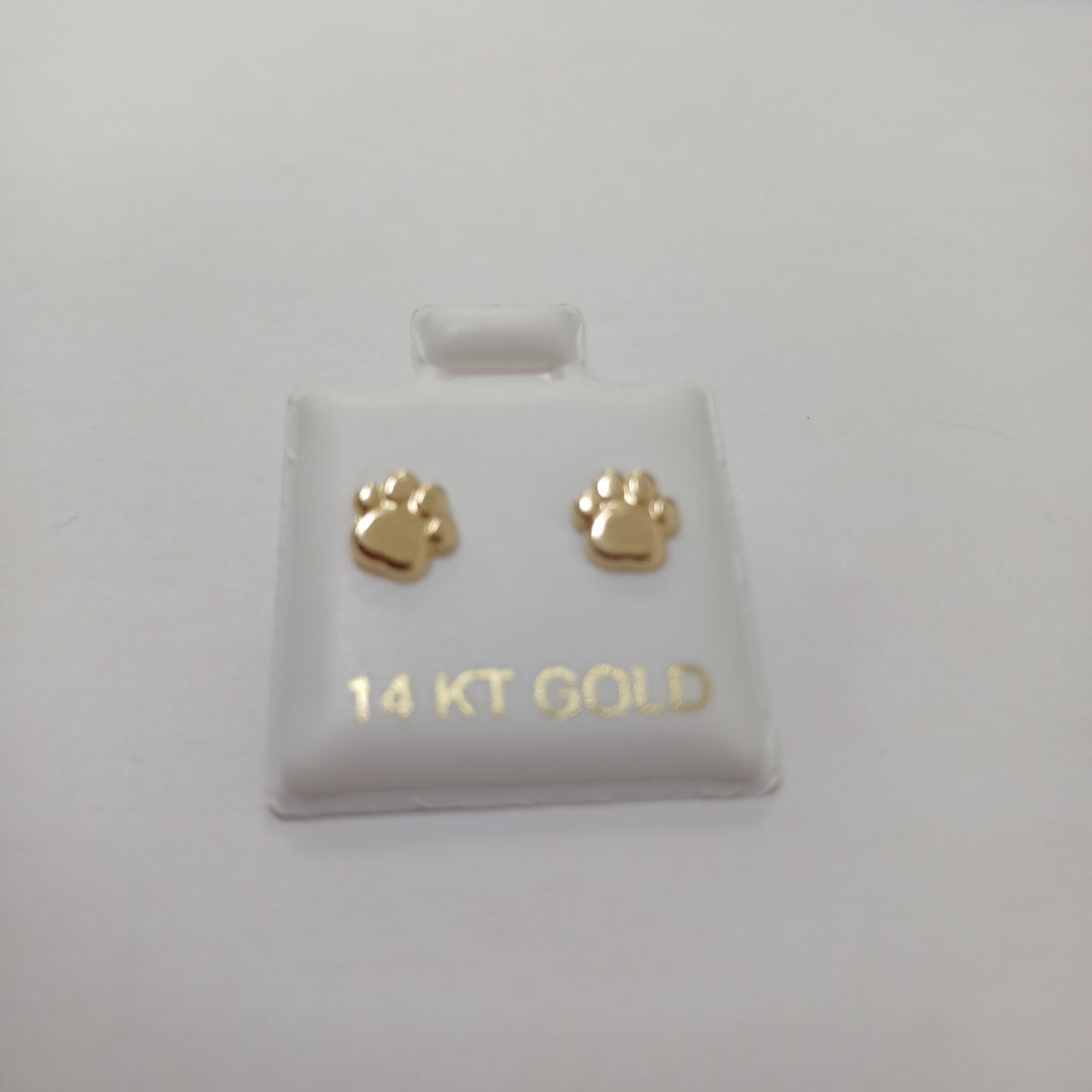 BROQUELES ORO 14K 1 (NUEVO)