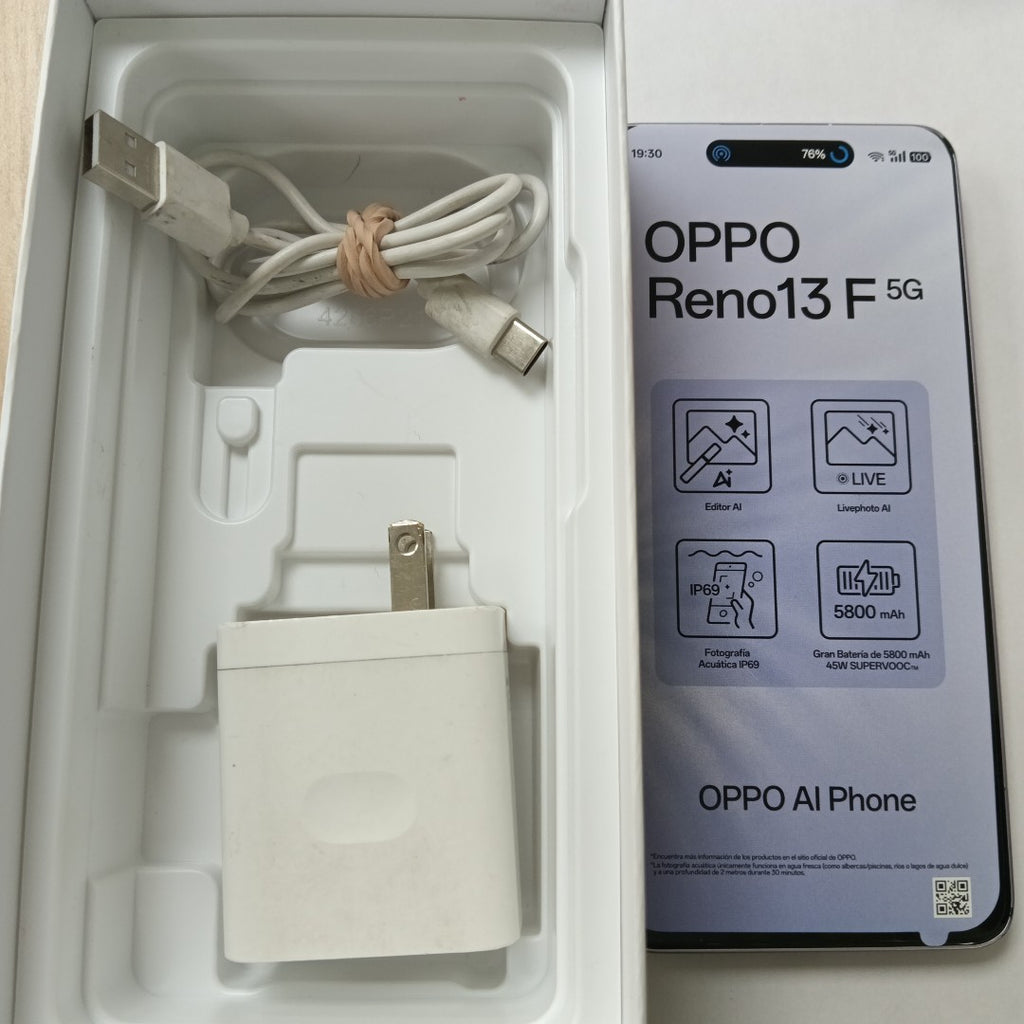 CELULAR OPPO  RENO 13F 5G CPH2699 (2025) 256 GB 12 GB RAM (SEMINUEVO)