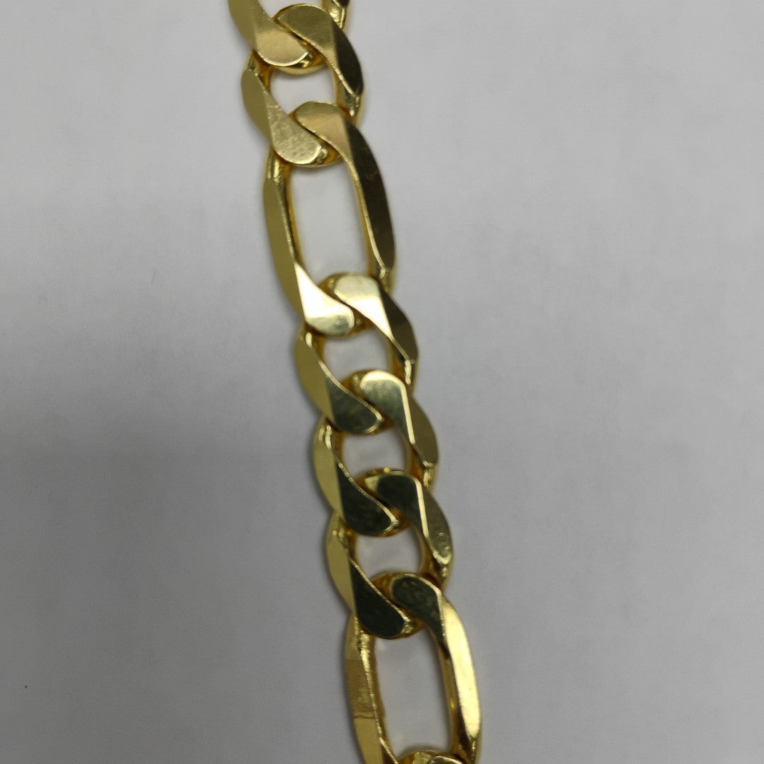 PULSERAS CABALLERO CARTIER 3*1 AMARILLA ORO 14K 33.9 (NUEVO)