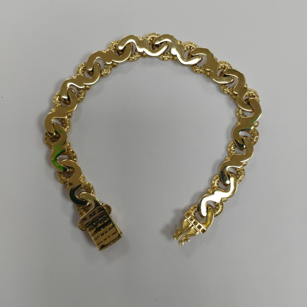PULSERAS DAMA ORO 14K 15.5 (NUEVO)