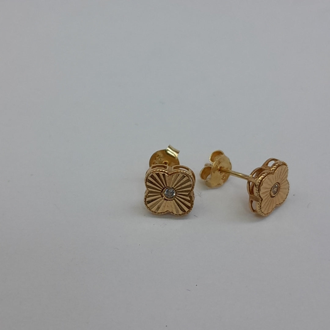 BROQUELES ORO 14K 1.4 (NUEVO)
