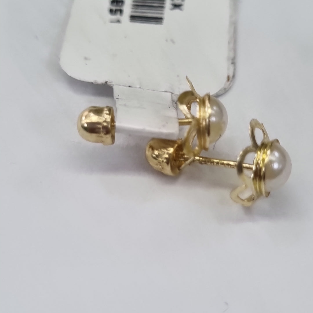 BROQUELES ORO 14K 1 (NUEVO)