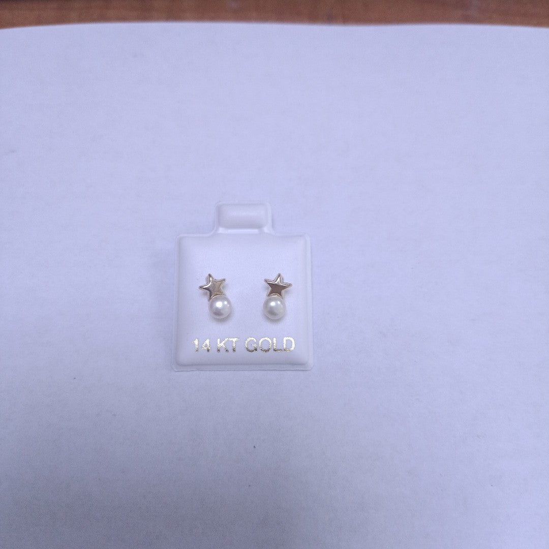 BROQUELES ORO 14K 1 (NUEVO)