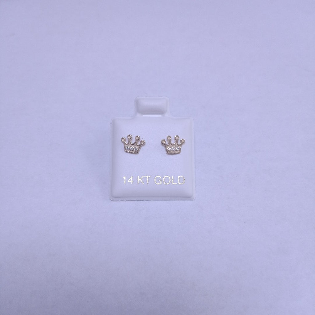 BROQUELES ORO 14K 1 (NUEVO)