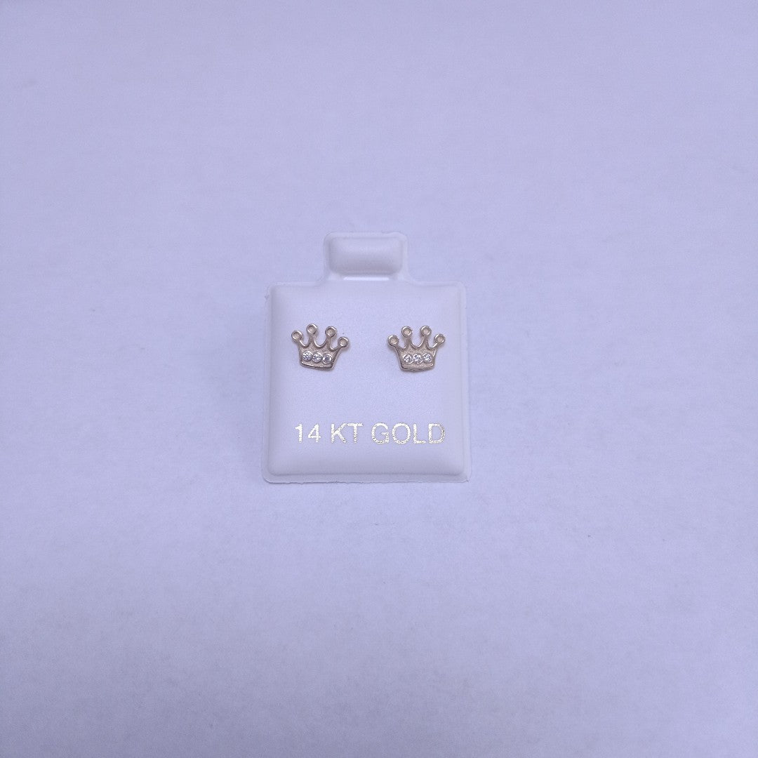 BROQUELES ORO 14K 1 (NUEVO)