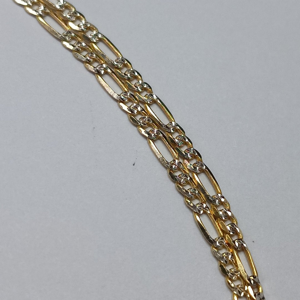 CADENAS CARTIER 3 1 DIAMANTADA ORO 14K 5 (NUEVO)