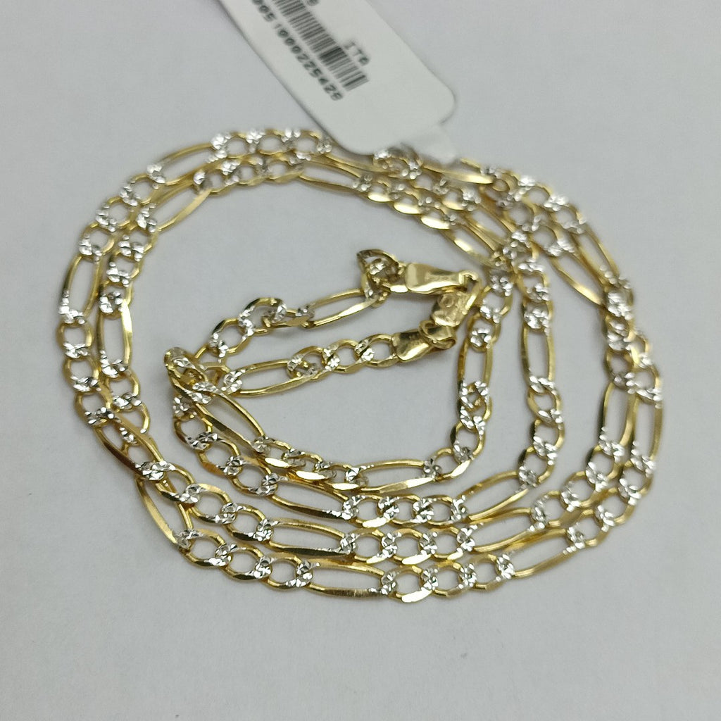 CADENAS CARTIER 3*1 DIAMANTADA ORO 14K 7.4 (NUEVO)