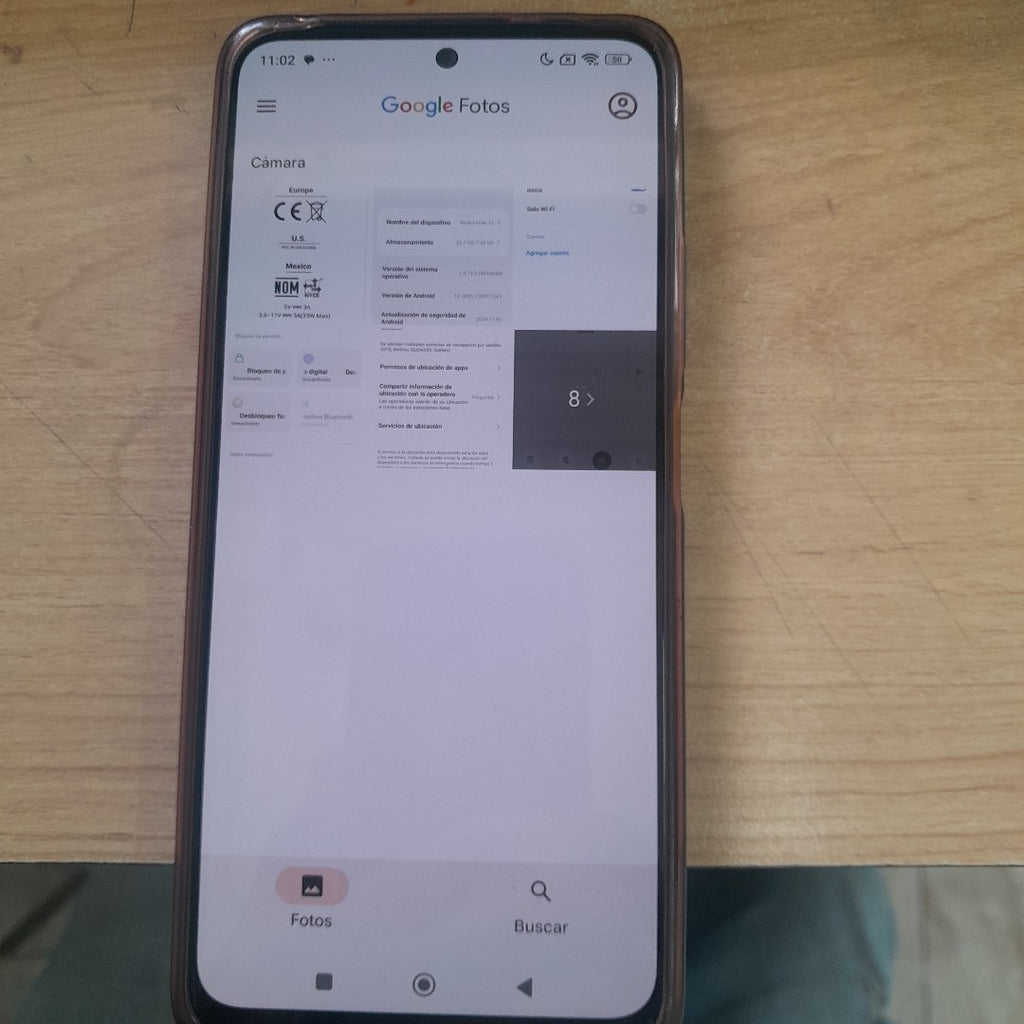 CELULAR XIAOMI REDMI NOTE 12 23028RA60L 128 GB 6 GB RAM (SEMINUEVO)