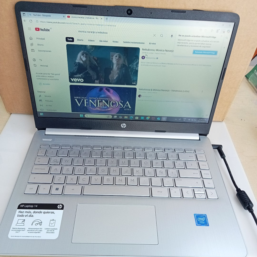 LAPTOP HP 14-DQ0530LA(2024) 256 GB SSD 8 GB RAM (SEMINUEVO)