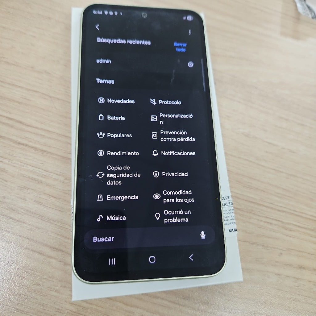CELULAR SAMSUNG GALAXY A54 5G SM-A546E 128 GB 8 GB RAM (SEMINUEVO)