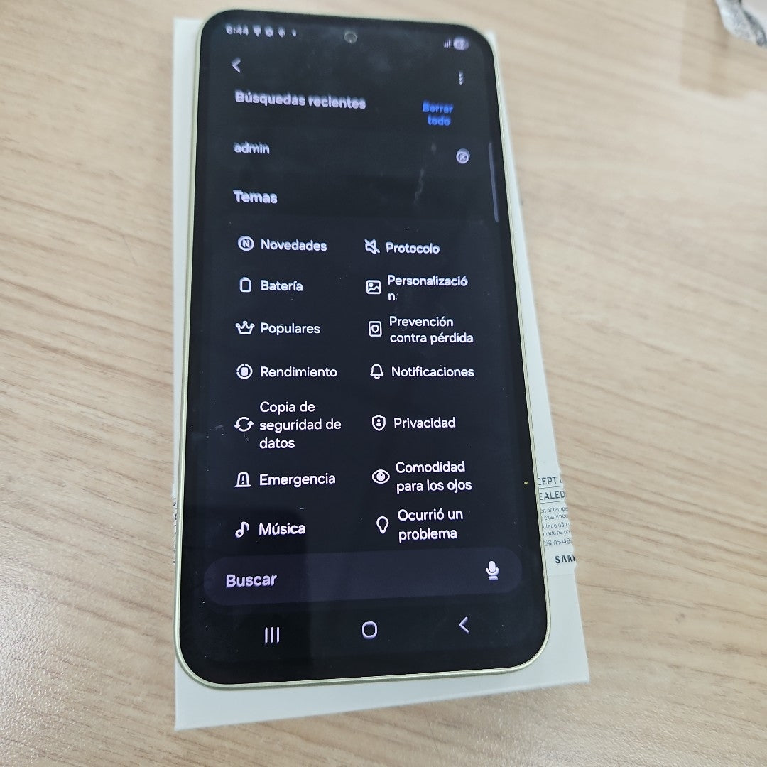 CELULAR SAMSUNG GALAXY A54 5G SM-A546E 128 GB 8 GB RAM (SEMINUEVO)