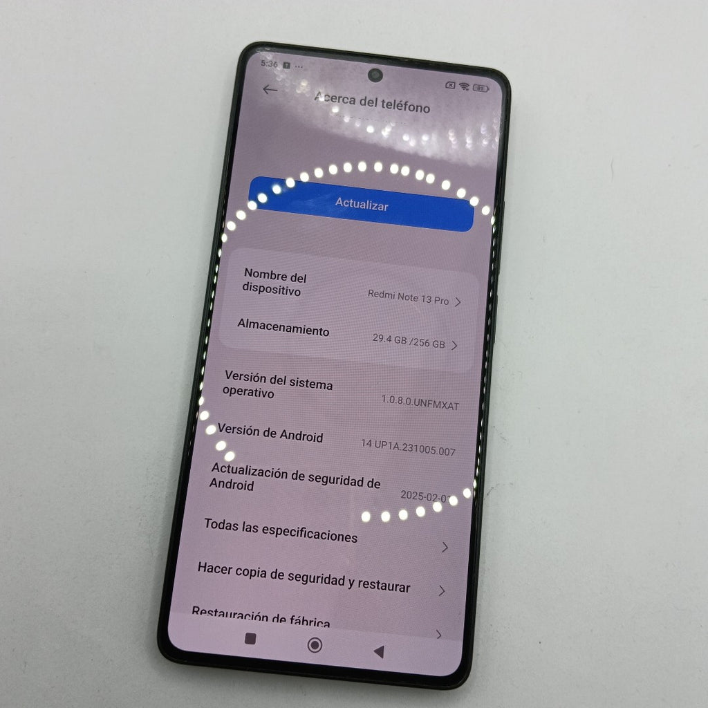 CELULAR XIAOMI REDMI NOTE 13 PRO 23117RA68G (2023) 256 GB 8 GB RAM