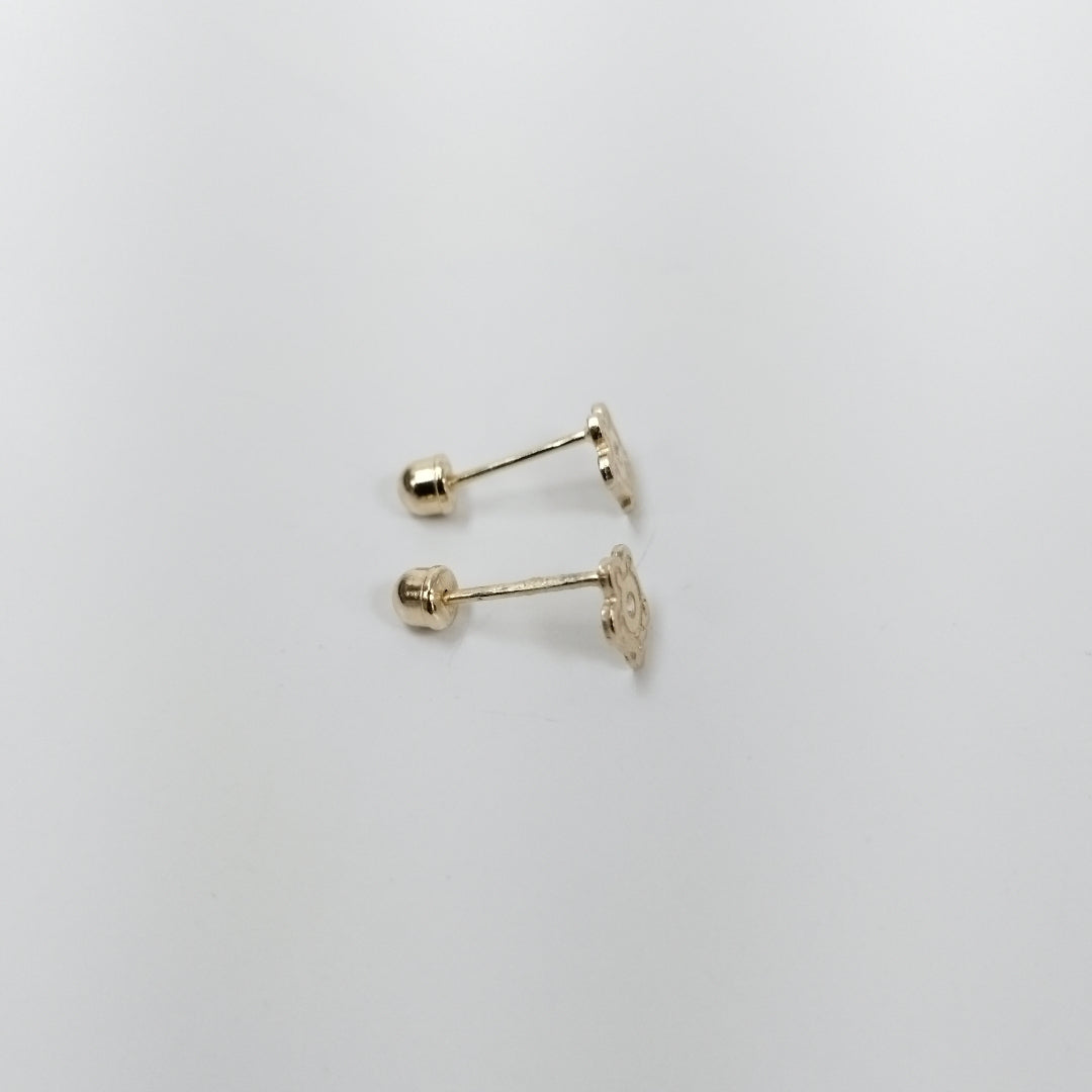 BROQUELES ORO 14K 1 (NUEVO)