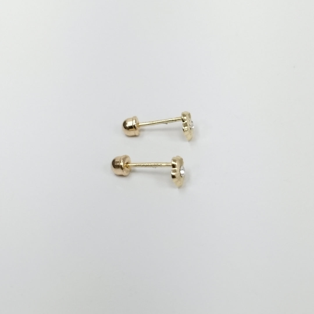 BROQUELES ORO 14K 1 (NUEVO)