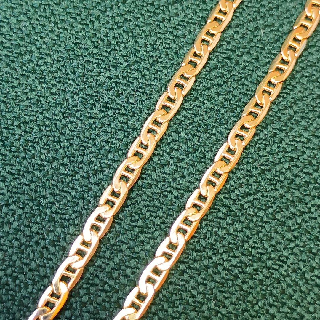 CADENAS GUCHI ORO 14K 10.2 (NUEVO)