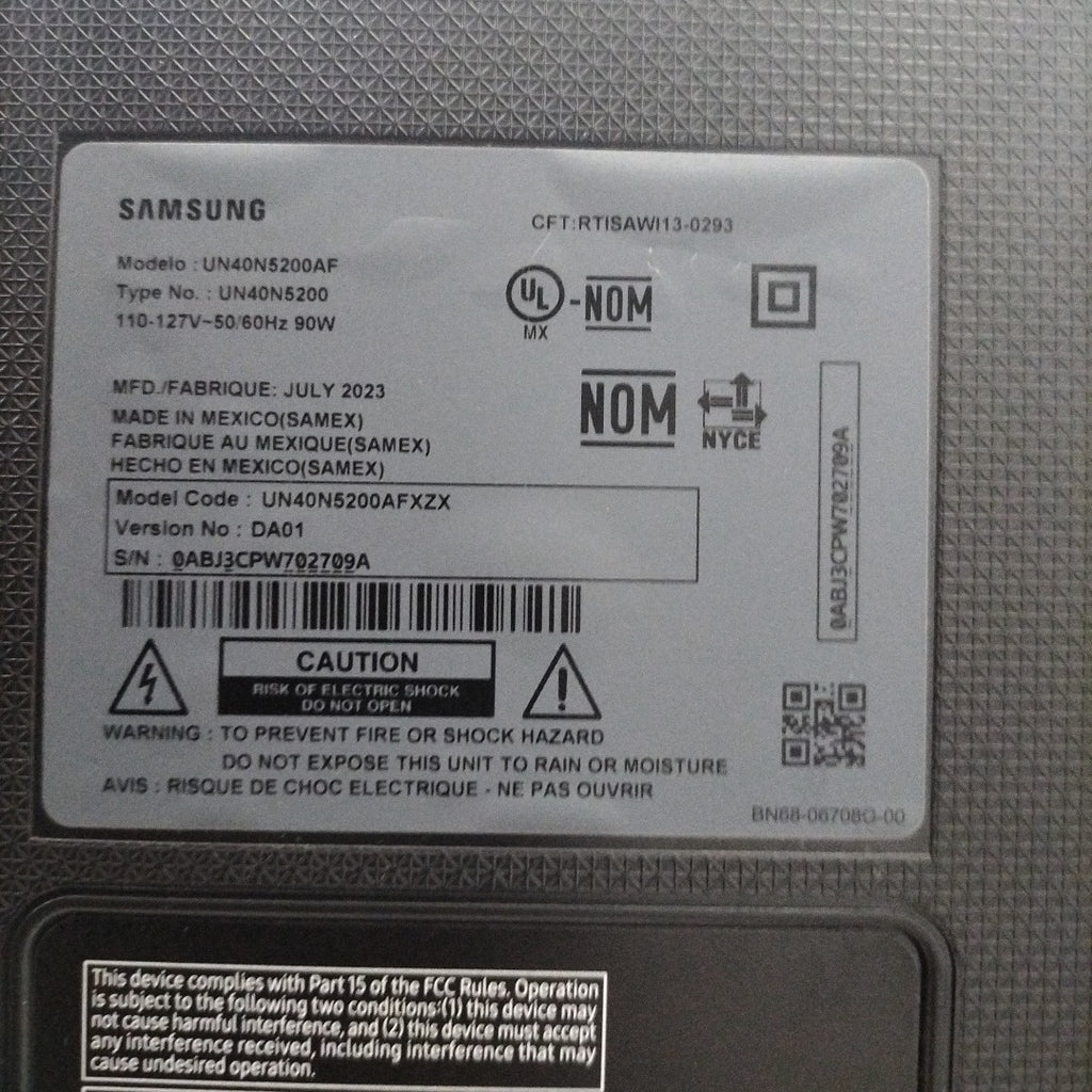 PANTALLA SAMSUNG UN40N5200AF (2023) 40" LED FULL HD (SEMINUEVO)