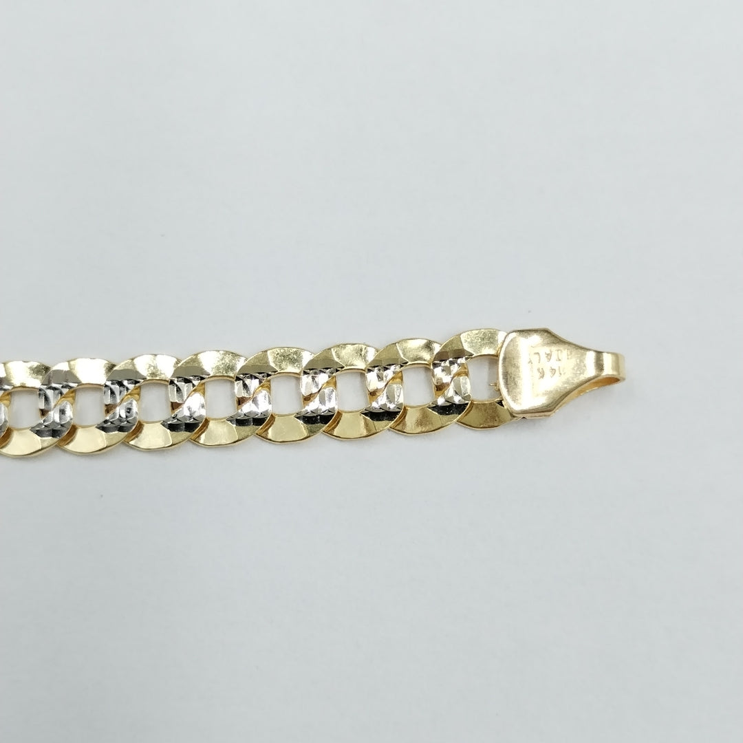 PULSERAS CABALLERO ORO 14K 8.7 (NUEVO)