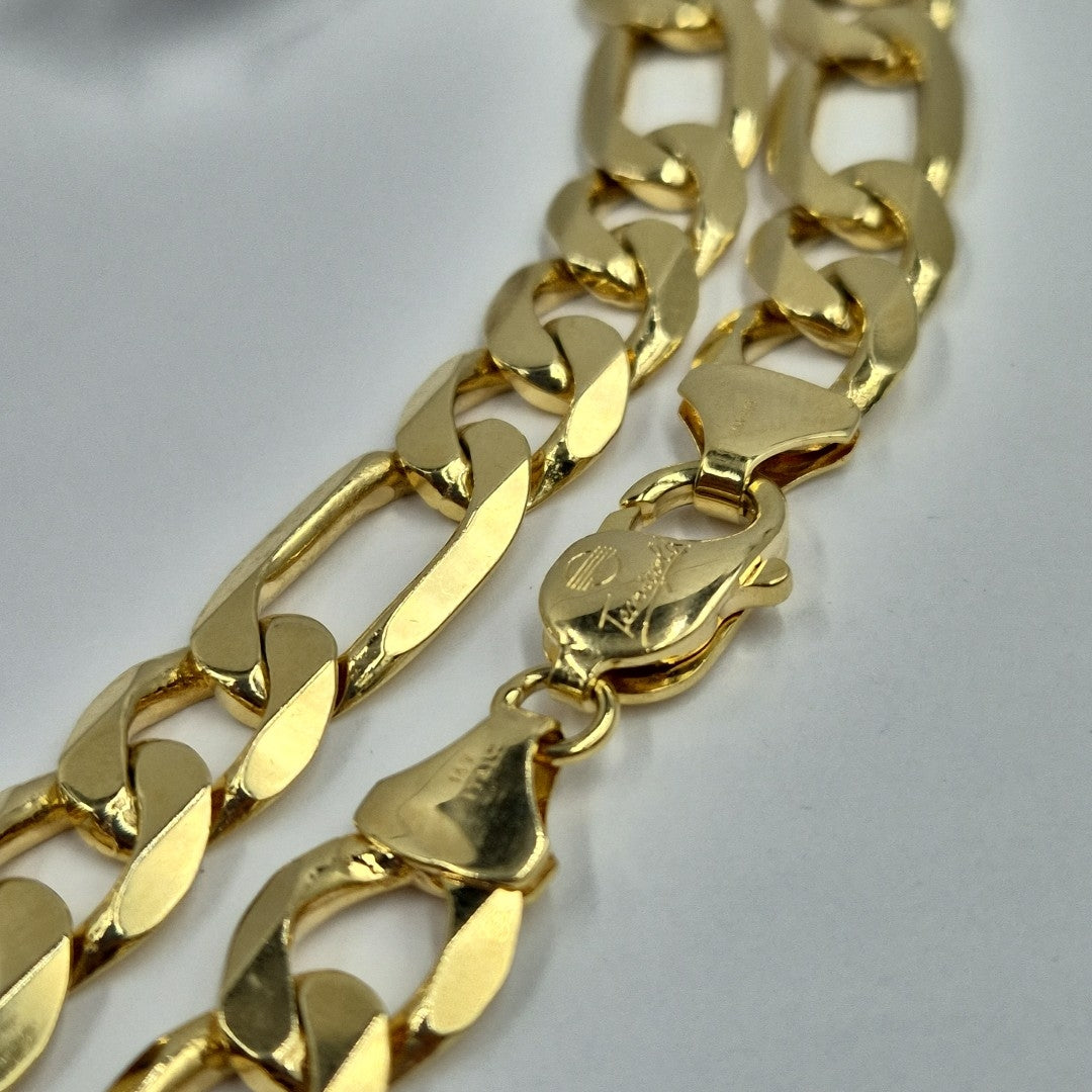CADENAS CARTIER 3*1 AMARILLA ORO 14K 107 (NUEVO)