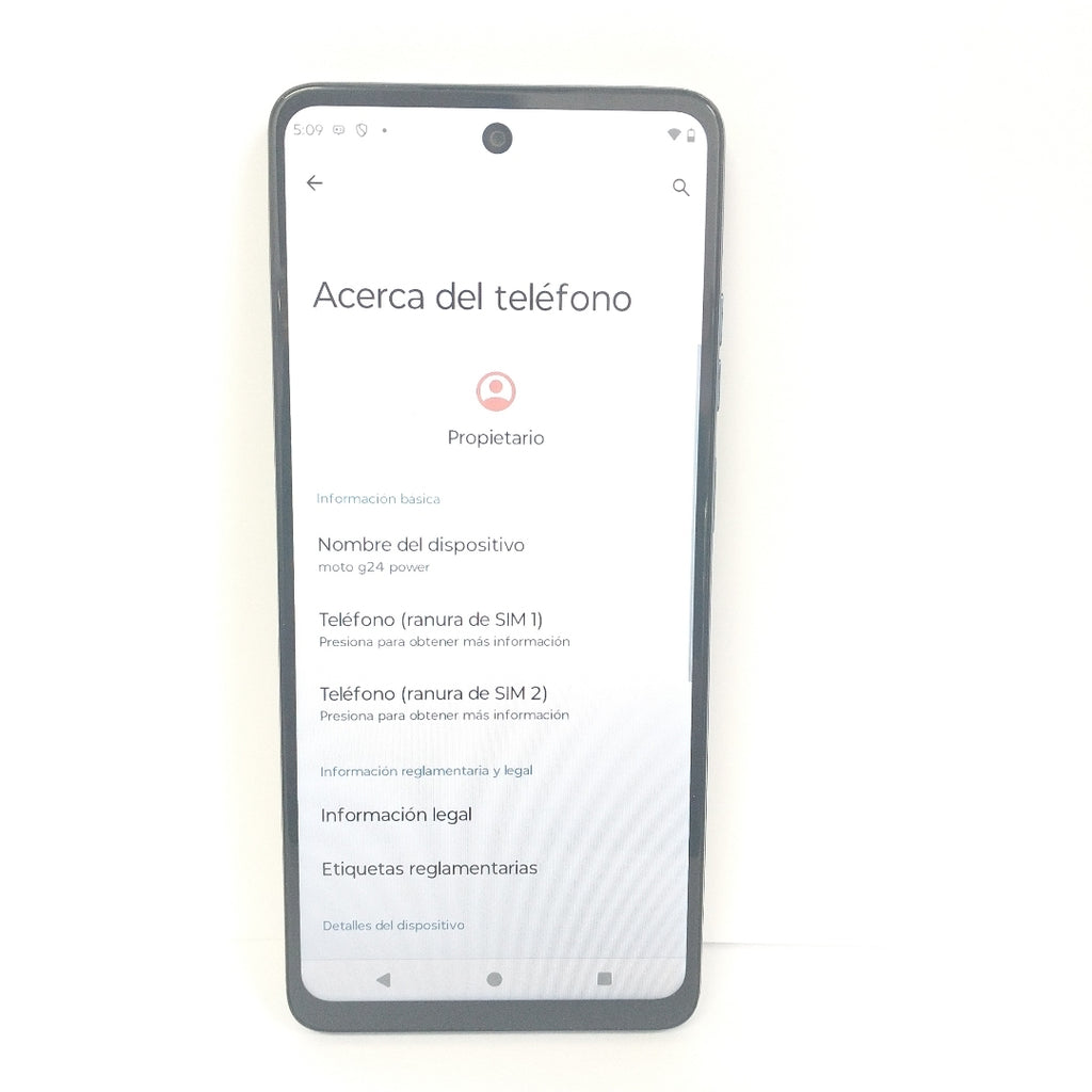 CELULAR MOTOROLA MOTO G24 POWER XT2425-1 (2024) 256 GB 8 GB RAM (SEMINUEVO)