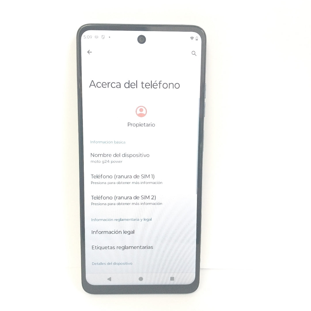 CELULAR MOTOROLA MOTO G24 POWER XT2425-1 (2024) 256 GB 8 GB RAM (SEMINUEVO)