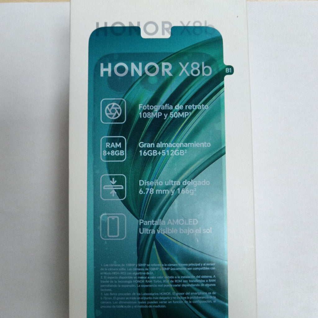 CELULAR HONOR X8B LLY-LX3 (2023) 512 GB 8 GB RAM (SEMINUEVO)