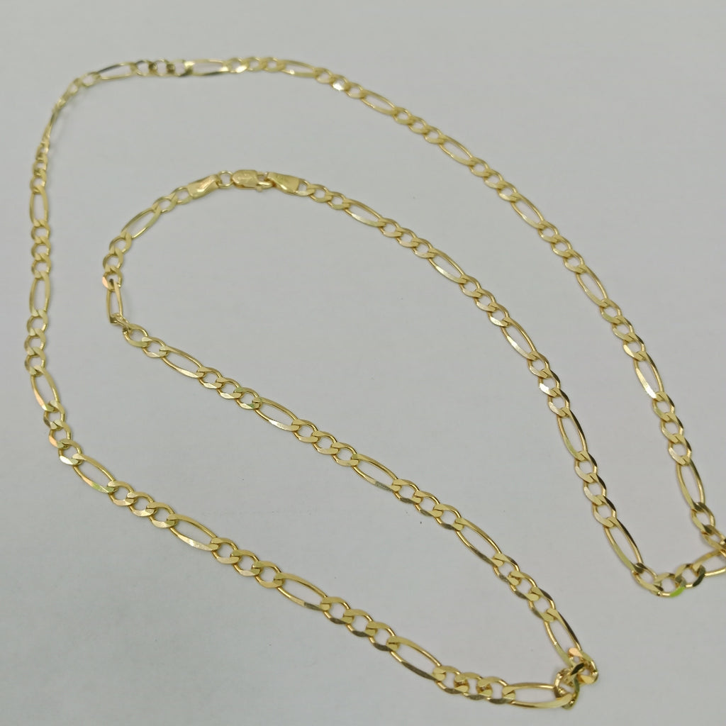 CADENAS CARTIER 3*1 AMARILLA ORO 14K 8.3 (NUEVO)