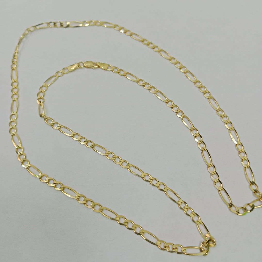 CADENAS CARTIER 3*1 AMARILLA ORO 14K 8.3 (NUEVO)