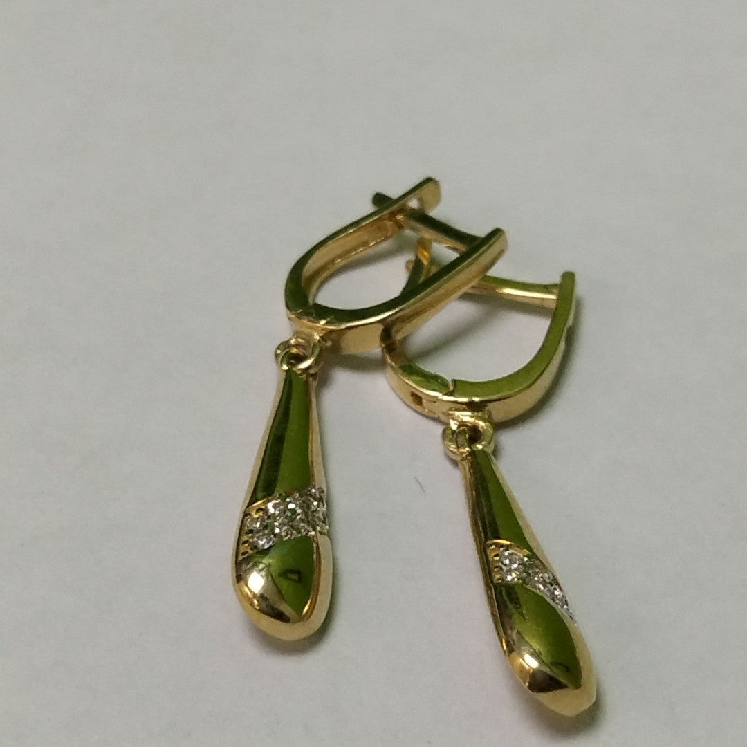 BROQUELES ORO 14K 2.5 (NUEVO)