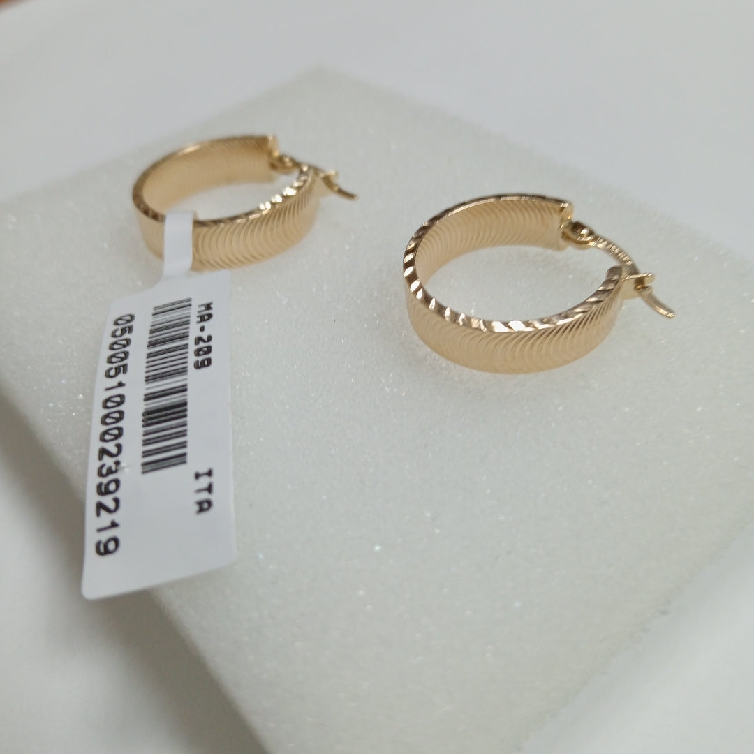 ARRACADAS ORO 14K 2.2 (NUEVO)