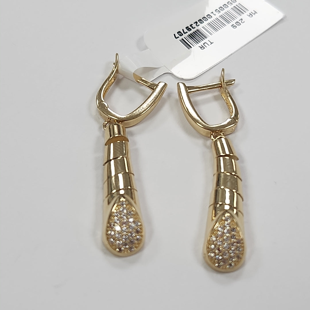 BROQUELES ORO 14K 5.8 (NUEVO)
