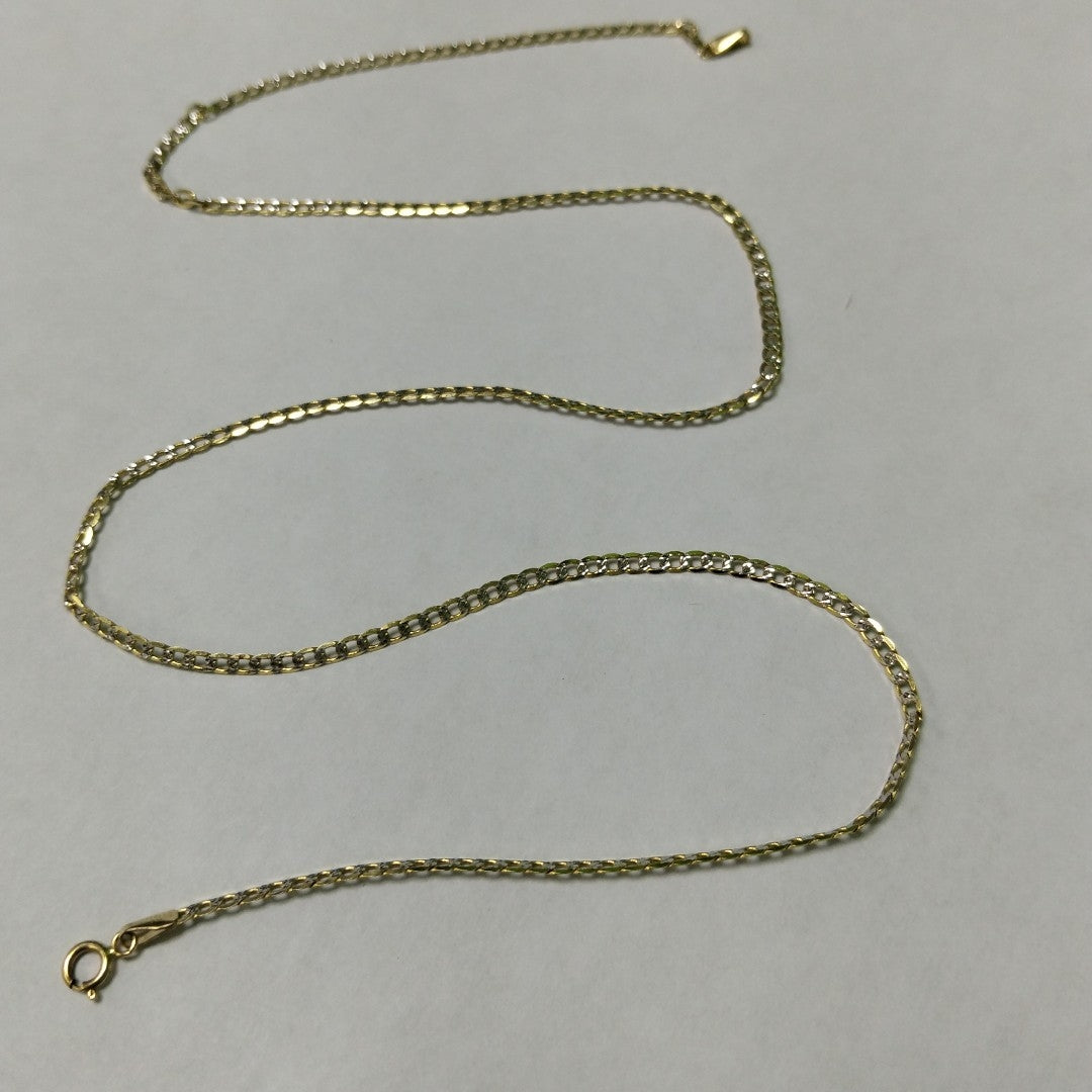 CADENAS BARBADA DIAMANTADA ORO 14K 4.3 (NUEVO)