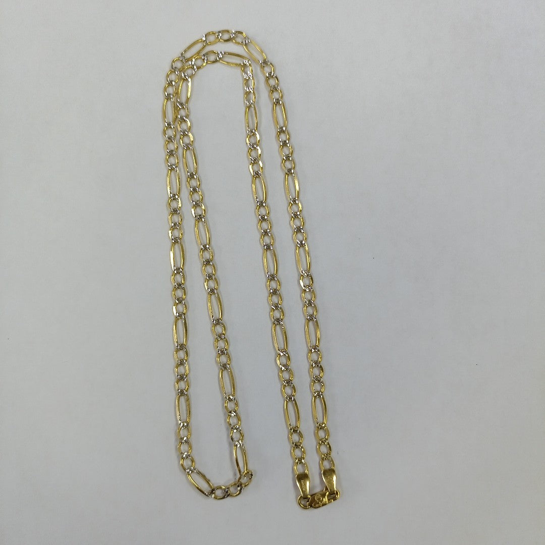CADENAS CARTIER 3*1 DIAMANTADA ORO 14K 6.7 (NUEVO)
