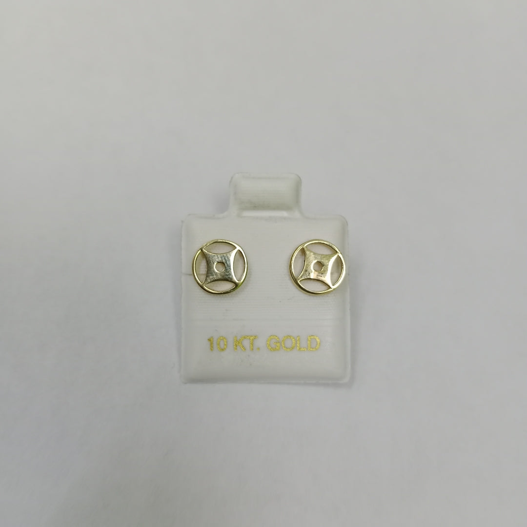 BROQUELES ORO 10K 1 (NUEVO)