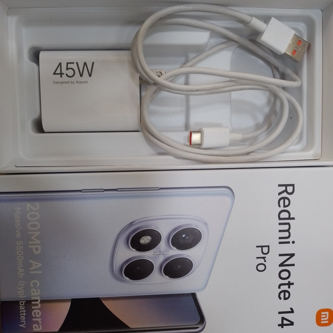 CELULAR XIAOMI REDMI NOTE 14 PRO 24116RACCG (2024) 256 GB 8 GB RAM (SEMINUEVO)