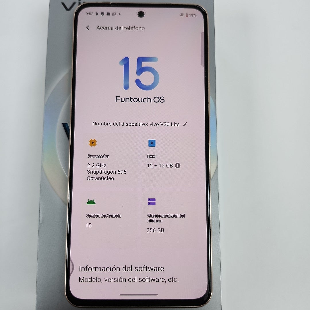 CELULAR VIVO V30 LITE V2314 (2023) 256 GB 12 GB RAM (SEMINUEVO)