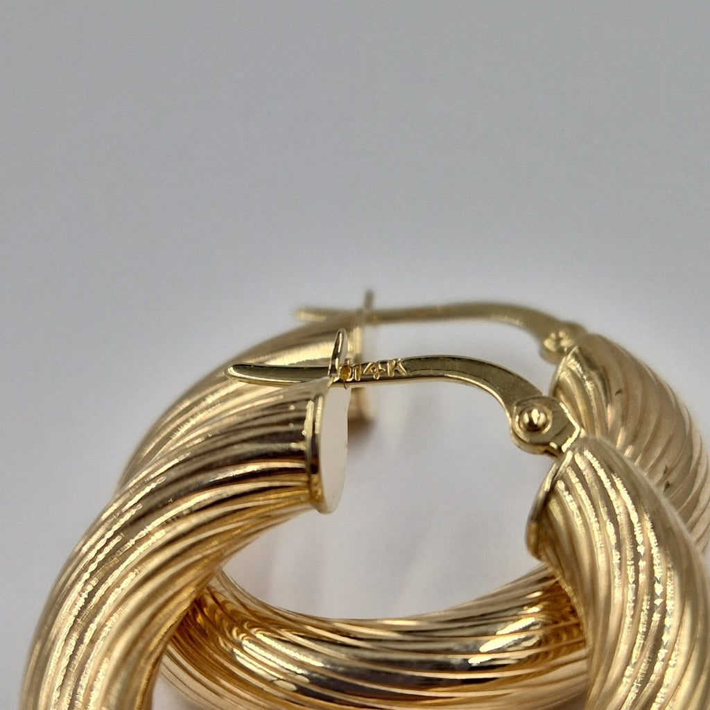ARRACADAS ORO 14K 3.1 (NUEVO)