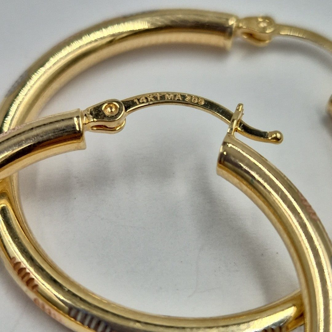 ARRACADAS ORO 14K 3 (NUEVO)