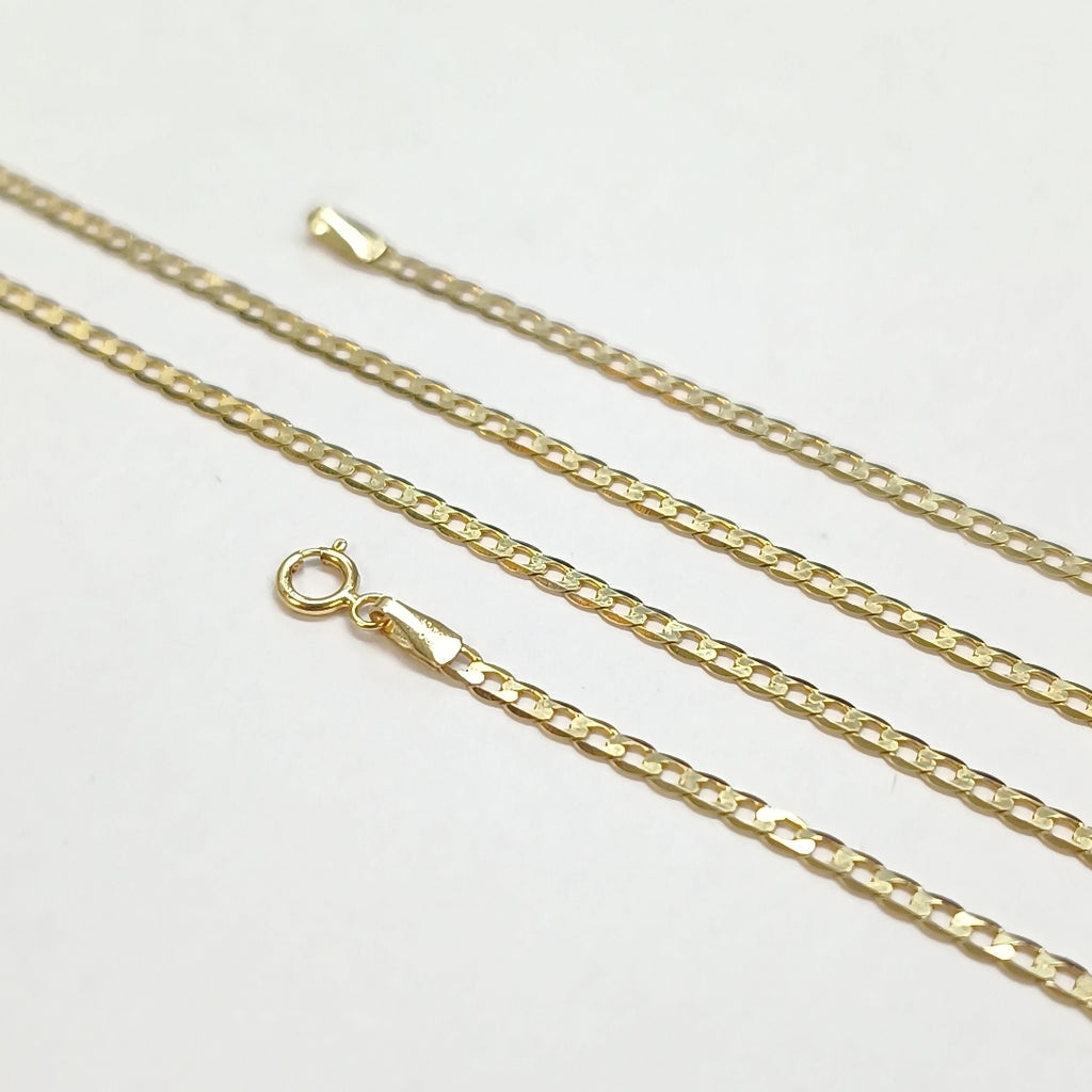 CADENAS BARBADA AMARILLA ORO 10K 3.2 (NUEVO)