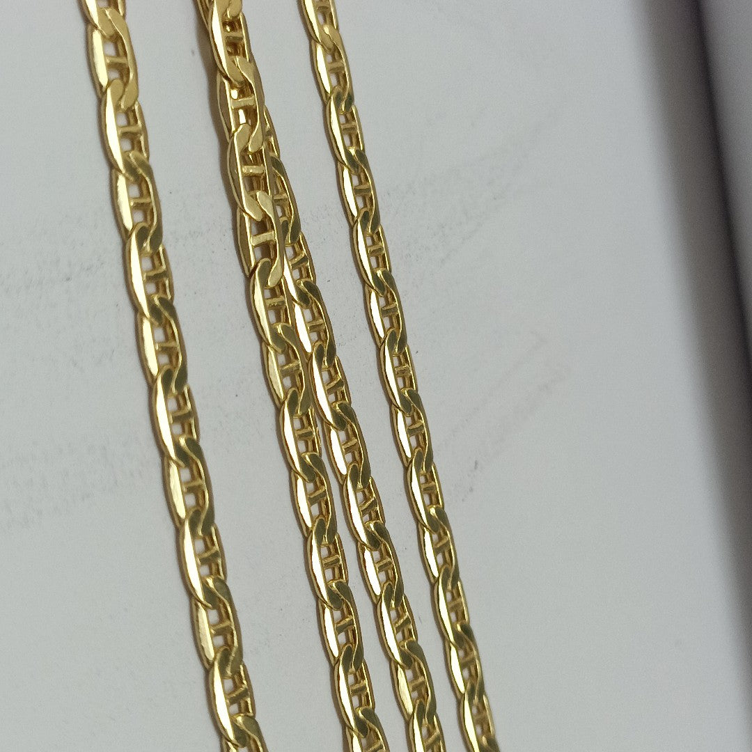 CADENAS GUCHI ORO 14K 10.2 (NUEVO)