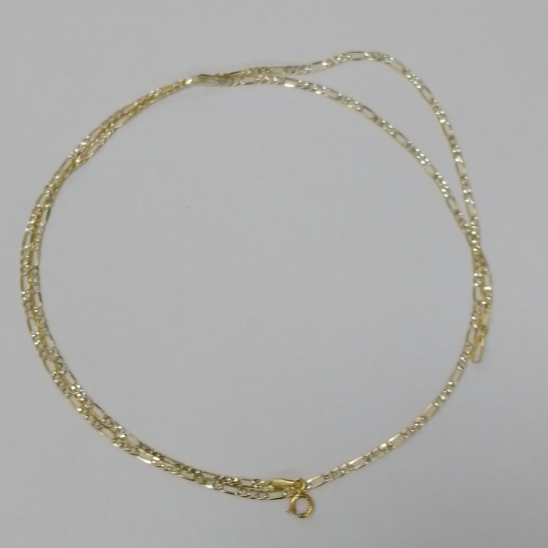 CADENAS CARTIER 3*1 DIAMANTADA ORO 14K 3.3 (NUEVO)
