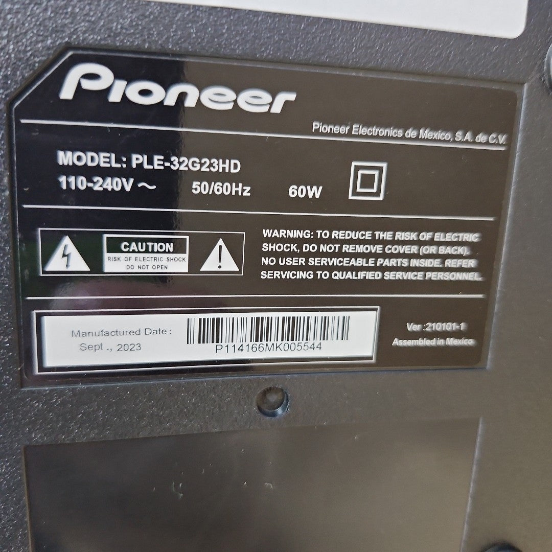 PANTALLA PIONEER PLE-32G23HD (2023) 32" LED FULL HD (SEMINUEVO)