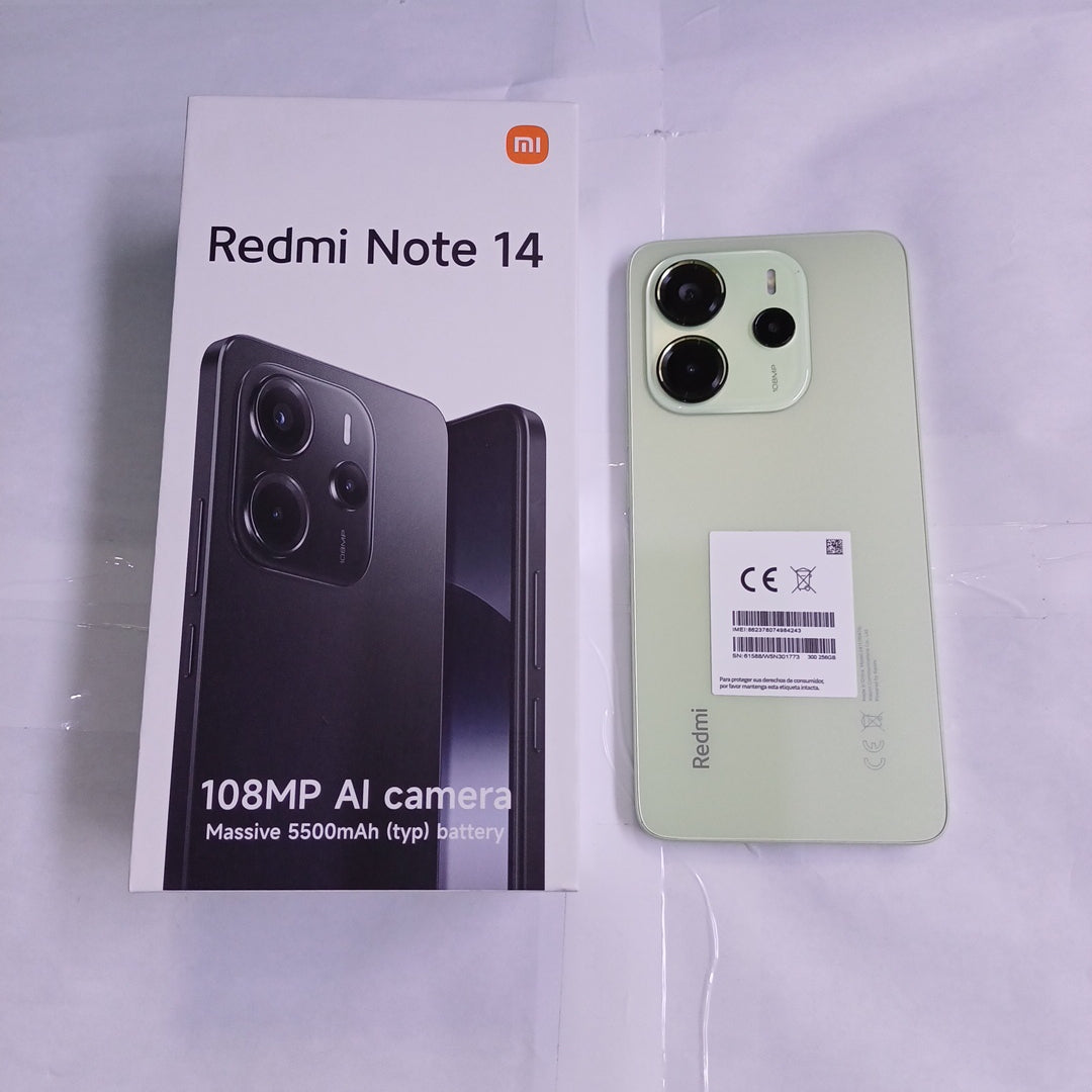CELULAR XIAOMI REDMI NOTE 14 24117RN76L (2025) 256 GB 8 GB RAM (SEMINUEVO)