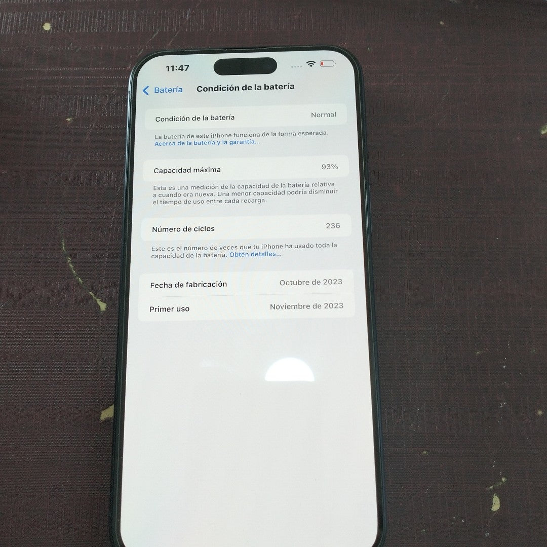 CELULAR APPLE IPHONE 15 PRO MAX A3105 (2023) 256 GB 8 GB RAM (SEMINUEVO)