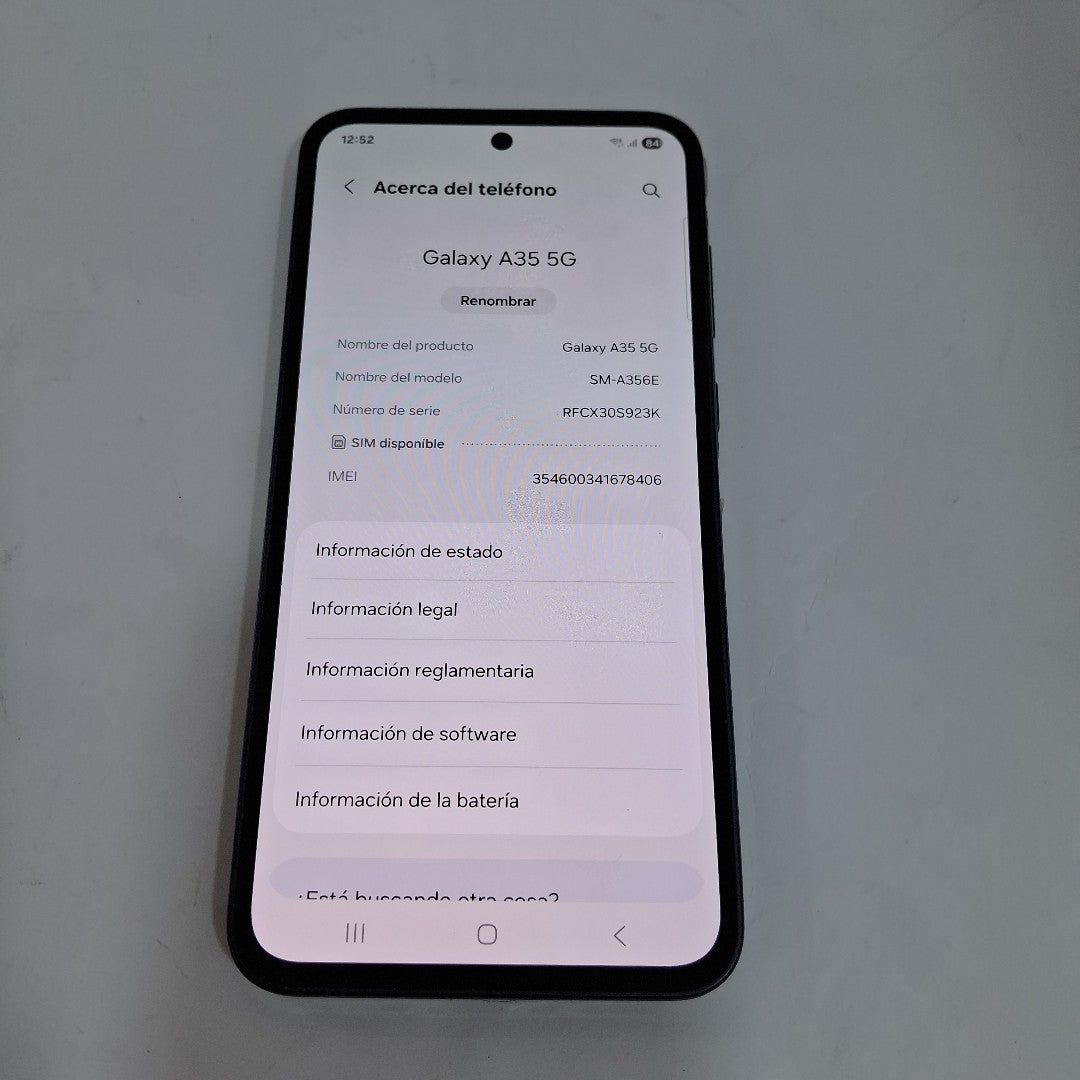 CELULAR SAMSUNG GALAXY A35 5G SM-A356E (2024) 128 GB 6 GB RAM (SEMINUEVO)