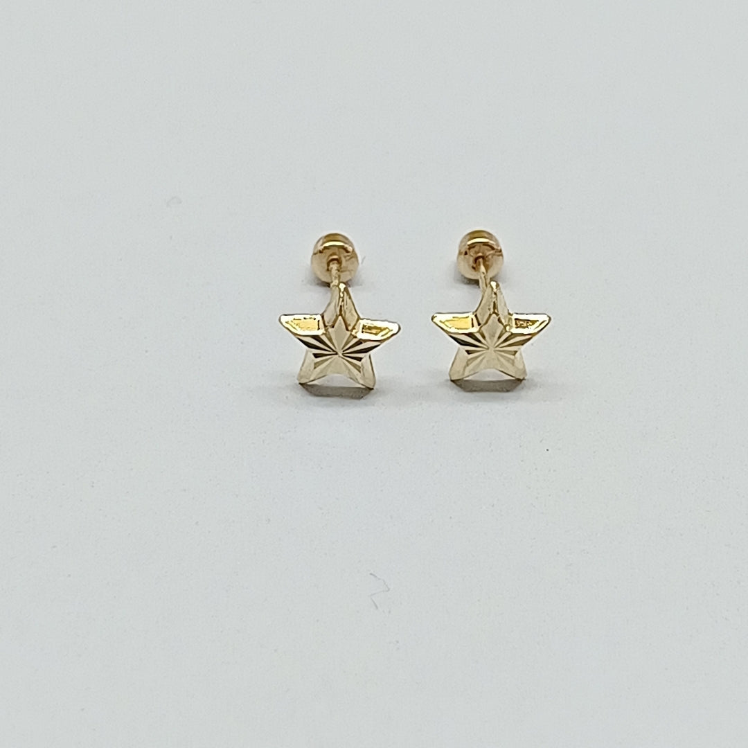 BROQUELES ORO 14K 1 (NUEVO)