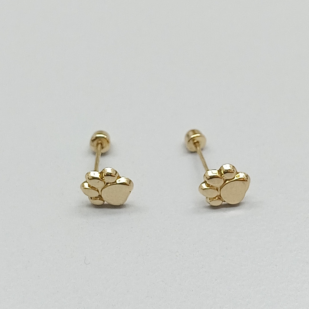 BROQUELES ORO 14K 1 (NUEVO)