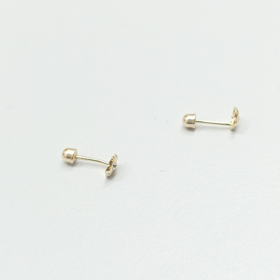 BROQUELES ORO 14K 1 (NUEVO)